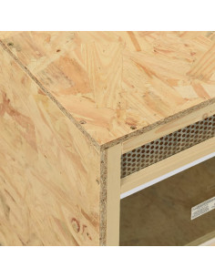 Terrario in Legno Multistrato 100x47x47 cm