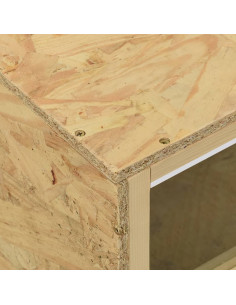 Terrario in Legno Multistrato 60x30x30 cm