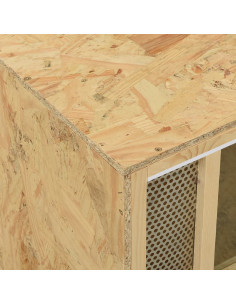 Terrario in Legno Multistrato 80x40x40 cm