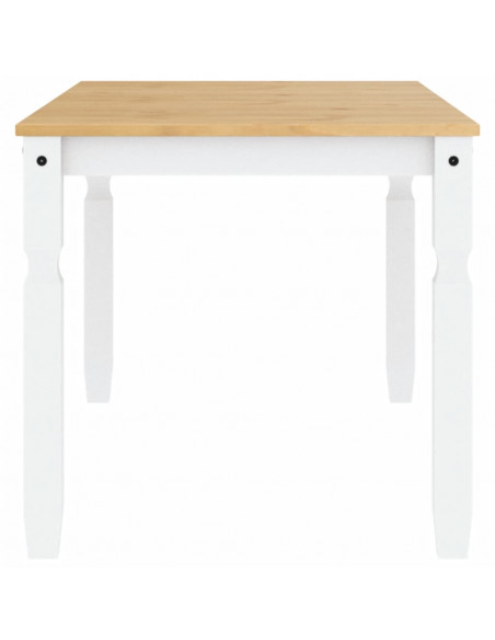 Tavolo da Pranzo Corona 160x80x75 cm in Legno Massello di Pino