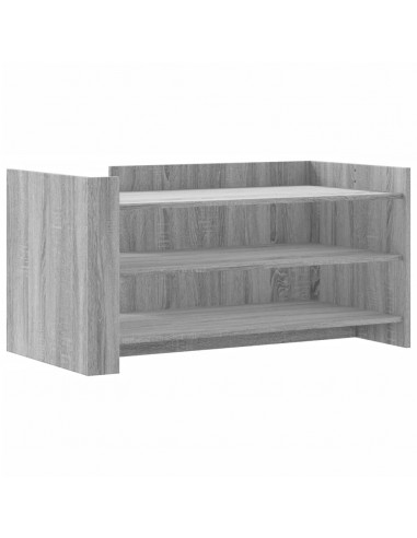 Tavolino Salotto Grigio Sonoma 100x50x50 cm Legno Multistrato