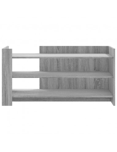 Tavolino Salotto Grigio Sonoma 100x50x50 cm Legno Multistrato