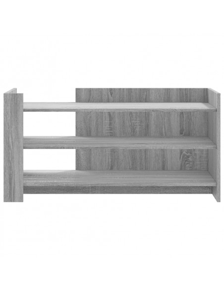 Tavolino Salotto Grigio Sonoma 100x50x50 cm Legno Multistrato