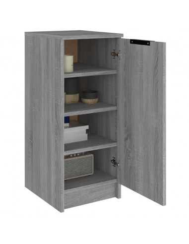 Scarpiera Grigio Sonoma 30x35x70 cm in Legno Multistrato
