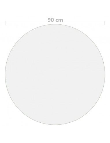 Protezione Tavolo Trasparente Ø 90 cm 2 mm in PVC