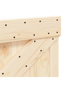 Testiera 100x104 cm in Legno Massello di Pino