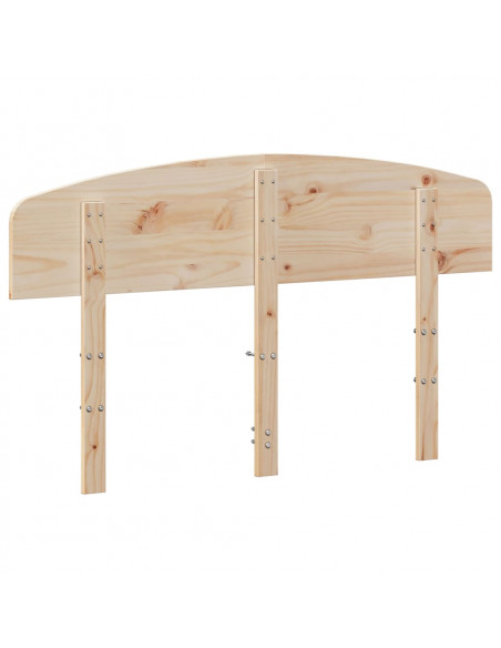 Testiera 120 cm in Legno Massello di Pino