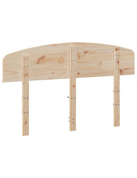 Testiera 135 cm in Legno Massello di Pino