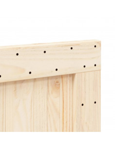 Testiera 140x104 cm in Legno Massello di Pino