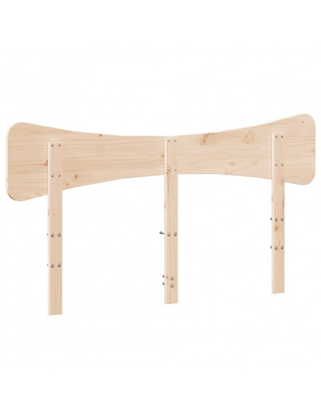 Testiera 150 cm in Legno Massello di Pino