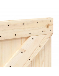 Testiera 160x104 cm in Legno Massello di Pino