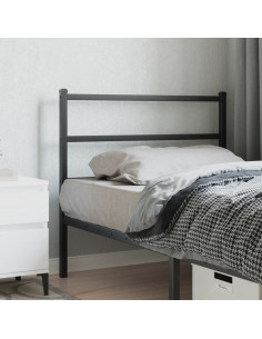 Testiera in Metallo Nero 100 cm