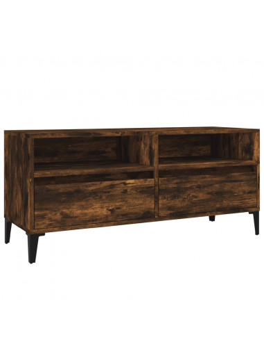 Mobile TV Rovere Fumo 100x34,5x44,5 cm in Legno Multistrato