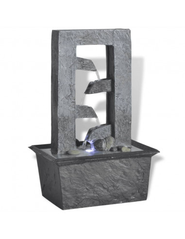 Fontana da Interno con LED in Poliresina