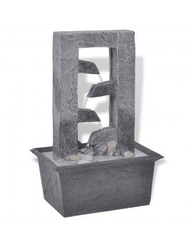 Fontana da Interno con LED in Poliresina