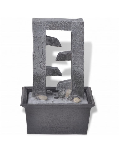 Fontana da Interno con LED in Poliresina