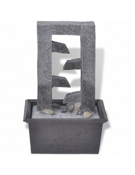 Fontana da Interno con LED in Poliresina