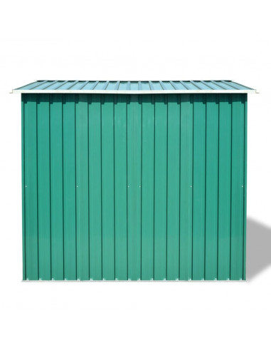 Capanno per Attrezzi in Metallo Verde 257x205x178 cm