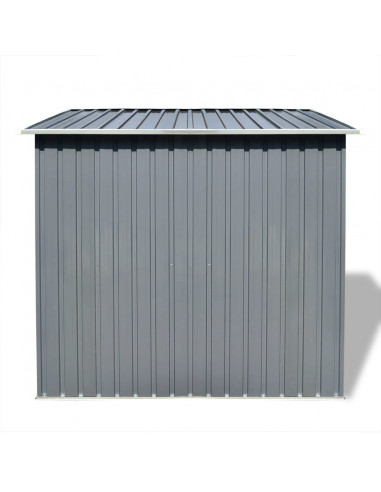 Capanno da Giardino Grigio Metallo