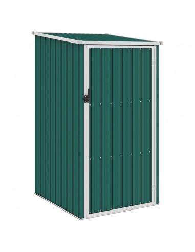 Capanno da Giardino Verde 87x98x159 cm in Acciaio Zincato
