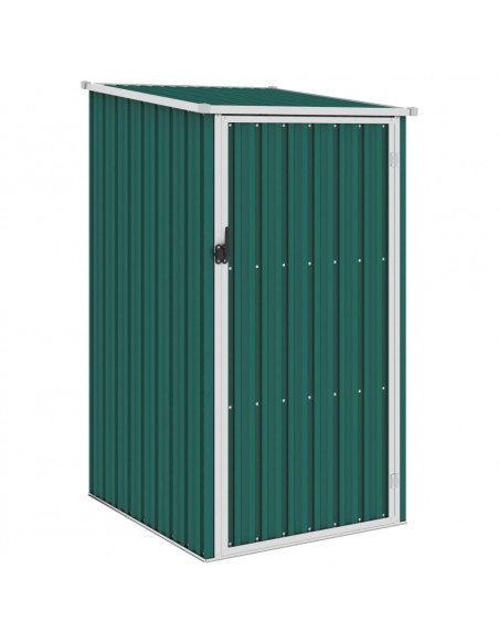 Capanno da Giardino Verde 87x98x159 cm in Acciaio Zincato