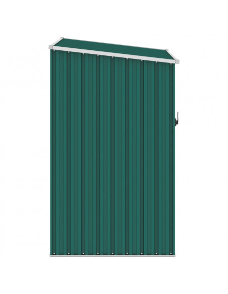 Capanno da Giardino Verde 87x98x159 cm in Acciaio Zincato