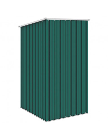 Capanno da Giardino Verde 87x98x159 cm in Acciaio Zincato
