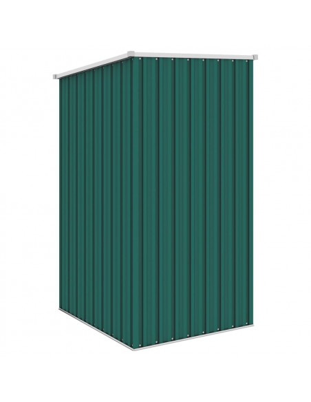 Capanno da Giardino Verde 87x98x159 cm in Acciaio Zincato