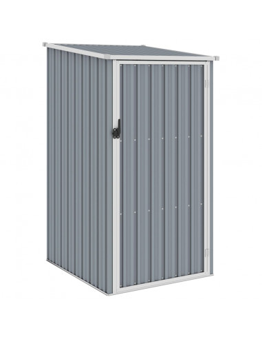 Capanno da Giardino Grigio 87x98x159 cm in Acciaio Zincato