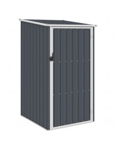 Capanno da Giardino Antracite 87x98x159 cm in Acciaio Zincato 2