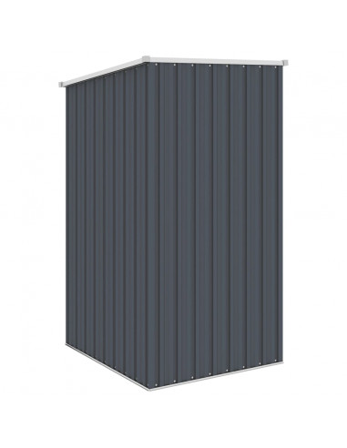 Capanno da Giardino Antracite 87x98x159 cm in Acciaio Zincato
