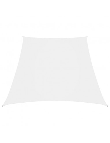 Parasole a Vela in Tela Oxford a Trapezio 3/5x4 m Bianco