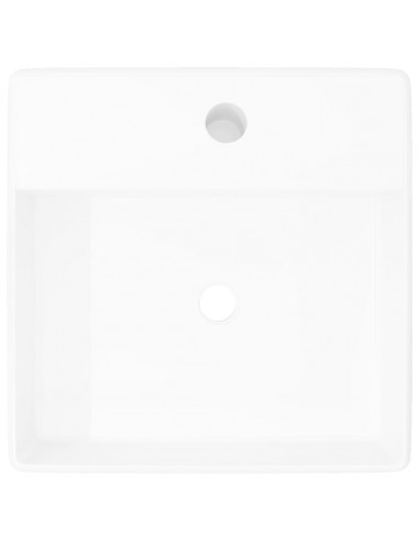 Ceramica di lusso bacino con foro di scarico 41 x 41 centimetri