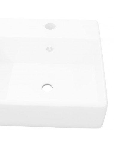 Ceramica di lusso bacino con foro di scarico 41 x 41 centimetri