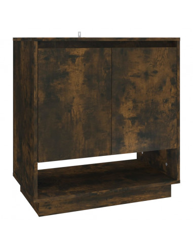 Credenza Rovere Fumo 70x41x75 cm in Truciolato