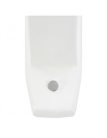 Schermo per Orinatoio per Privacy a Parete in Ceramica Bianco