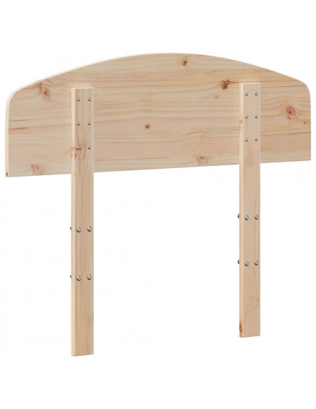 Testiera 75 cm in Legno Massello di Pino