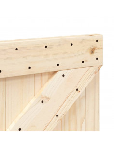 Testiera 80x104 cm in Legno Massello di Pino