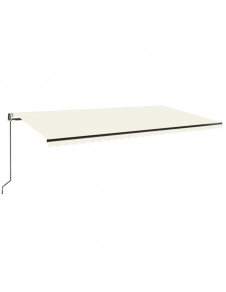 Tenda da Sole Retrattile Automatica 600x350 cm Crema