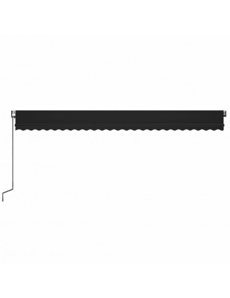 Tenda da Sole Retrattile Automatica 600x350 cm Antracite