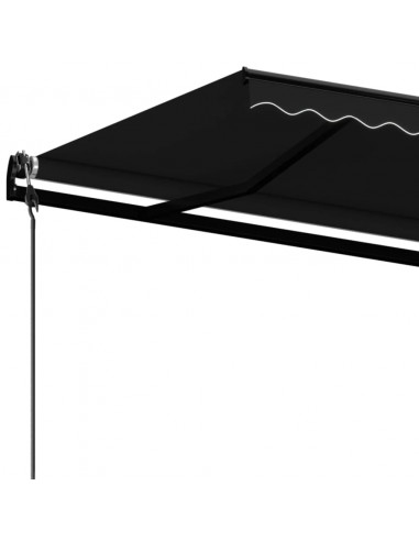 Tenda da Sole Retrattile Automatica 600x350 cm Antracite