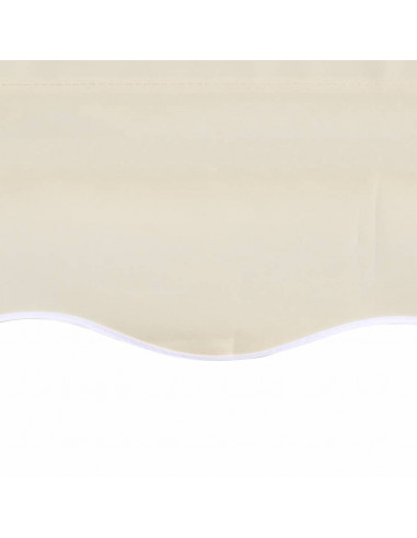 Tenda Parasole in Tela Crema 6x3m (Telaio non Incluso)