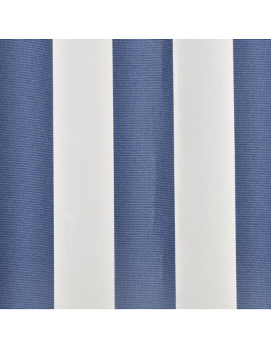 Tendone Parasole in Tela Blu e Bianco 450x300 cm