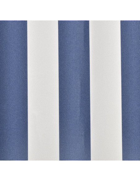 Tendone Parasole in Tela Blu e Bianco 450x300 cm
