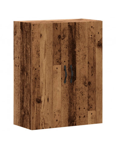 Mobile a Parete Legno Antico 69,5x34x90 cm in Truciolato