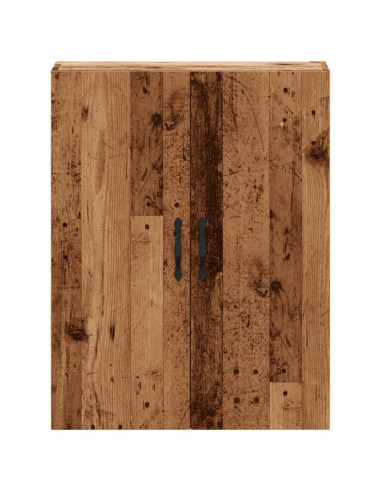 Mobile a Parete Legno Antico 69,5x34x90 cm in Truciolato