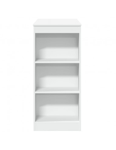 Tavolo Bar con Rastrelliera Bianco 95x47x103,5 cm Multistrato