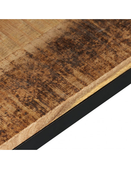 Panca in Legno Massello di Mango 160x35x45 cm