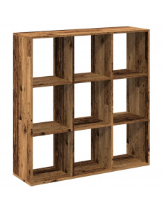 Libreria Divisorio Legno Antico 102x29x103,5 cm in Truciolato 2