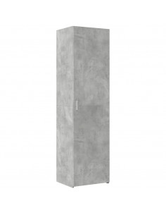Credenza Grigio Cemento 50x42,5x185 cm in Legno Multistrato 2